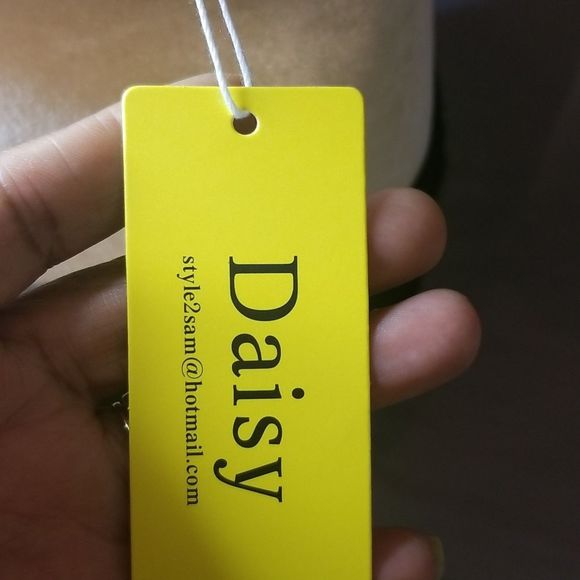 Daisy Slit Halter Turtleneck Sweater Top NWT Ribbed, Sexy, Open Front, Black, Pi - Picture 6 of 16